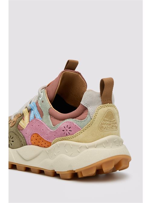 yamano 3 FLOWER MOUNTAIN | 1E93 - 001-2017817-01.CREAM MILITARY-PINK